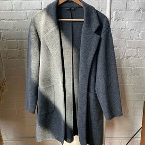 Zara Grey Sweater Coat